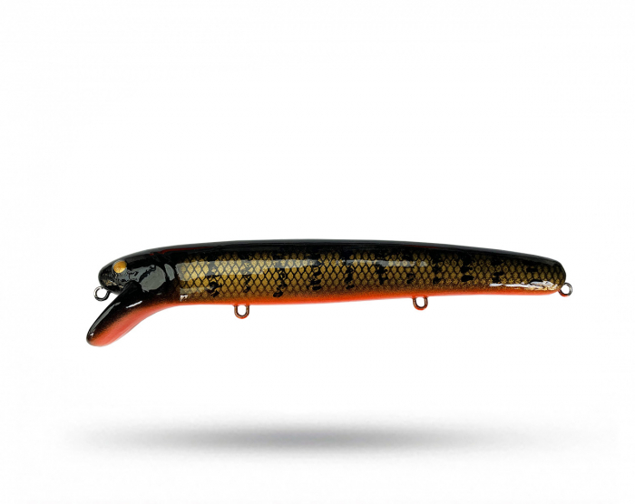 Westin Jätte 230 mm Sporting Custom -Hot Black Perch by Sanno Baits i gruppen Fiskedrag / Gäddwobbler hos Örebro Fiske & Outdoor AB (WJatte23-Hot BP)